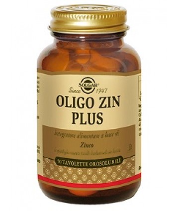 SOLGAR OLIGO ZINCO PLUS 50 TAVOLETTE MASTICABILI 