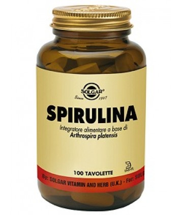 SOLGAR SPIRULINA 100 TAVOLETTE 