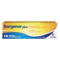 SARGENOR PLUS INTEGRATORE 14 COMPRESSE EFFERVESCENTI