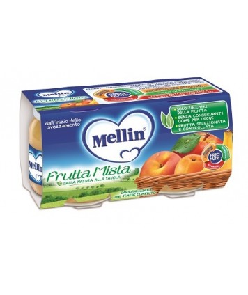 MELLIN OMOGENEIZZATO FRUTTA MISTA 2X100G