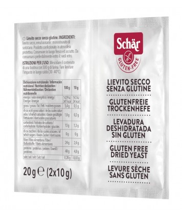 SCHAR LIEVITO SECCO 2 BUSTE 10 GR