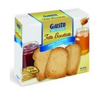 GIUSTO SENZA ZUCCHERO FETTE BISCOTTATE 300G 