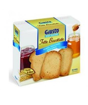 GIUSTO SENZA ZUCCHERO FETTE BISCOTTATE 300G 