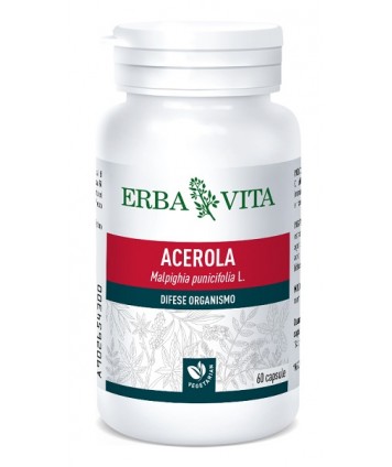 ERBAVITA ACEROLA 60 CAPSULE 550MG 