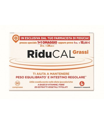 RIDUCAL GRASSI INTEGRATORE 30 COMPRESSE