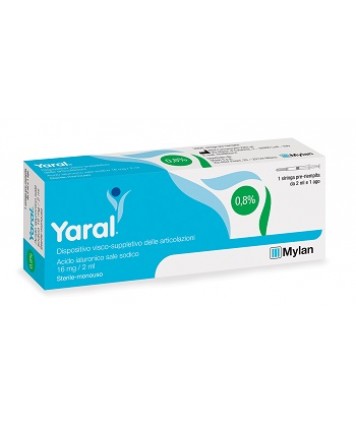 YARAL 0,8% 16MG 1SIR 2ML