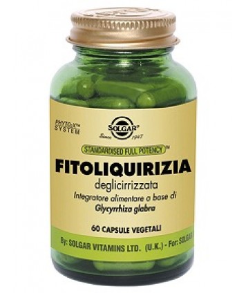 SOLGAR FITOLIQUIRIZIA DEGLICIRIZZATA 60 CAPSULE VEGETALI 