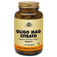 SOLGAR OLIGO MAG CITRATO 60 TAVOLETTE 