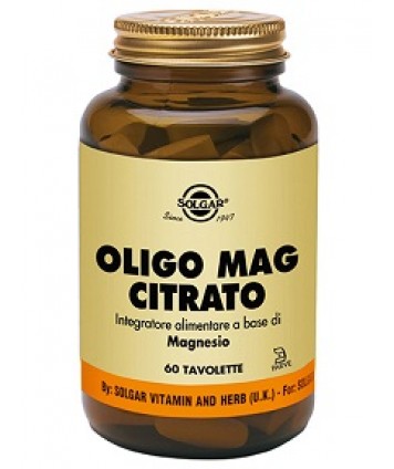 SOLGAR OLIGO MAG CITRATO 60 TAVOLETTE 