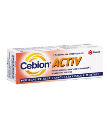 CEBION ACTIV 12 COMPRESSE EFFERVESCENTI 4G