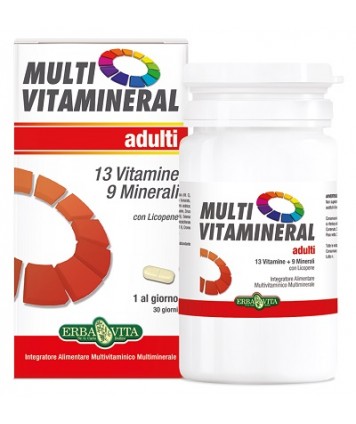 ERBAVITA MULTIVITAMINERAL ADULTI 30 COMPRESSE 