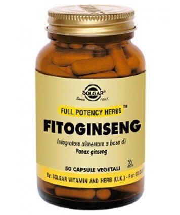 SOLGAR FITOGINSENG 50 CAPSULE VEGETALI 