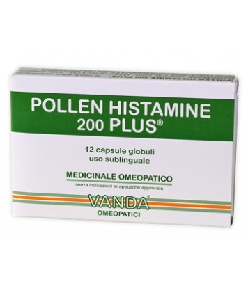 VANDA POLLEN HISTAMINE 200 PLUS 12 COMPRESSE