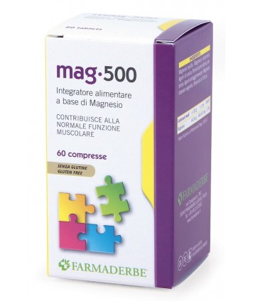 FARMADERBE NUTRA MAGNESIO 500 60 COMPRESSE 72G