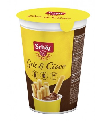 SCHAR MILLY GRIS & CIOCC GRISSINI CON CREMA AL CACAO SENZA GLUTINE 52G