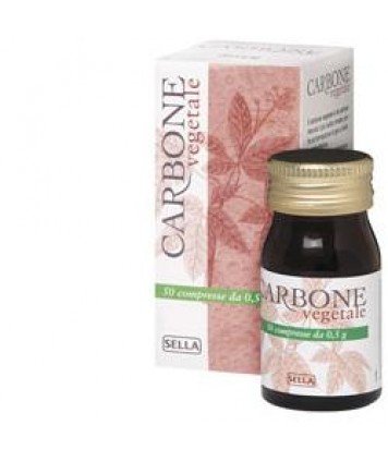 SELLA CARBONE VEGETALE 50 COMPRESSE 