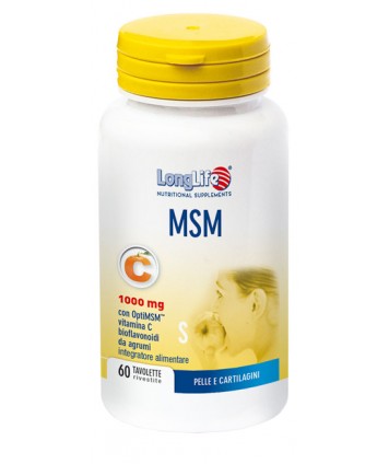 MSM 1000MG 60TAV LONG LIFE