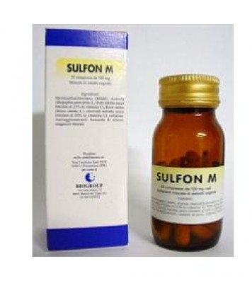 SULFON M INTEG 50 CPR 700MG