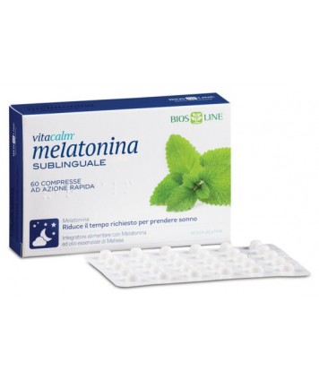 VITACALM MELATONINA SUBLINGUALE 1MG 60 COMPRESSE