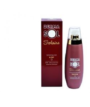 DERMASOL SOLAIRE CREMA FLUIDA ALLA MELANINA PROTEZIONE BASSA 125ML