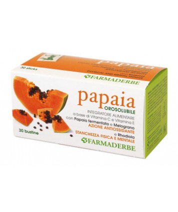 FARMADERBE NUTRA PAPAIA INTEGRATORE 30 BUSTINE