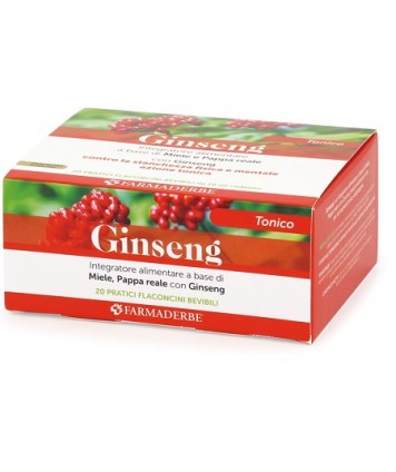 FARMADERBE GINSENG MAXIMUM PLUS 20 FLACONCINI DA 10ML