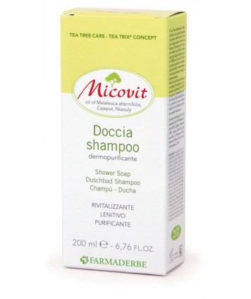 FARMADERBE MICOVIT DOCCIA SHAMPOO 200ML