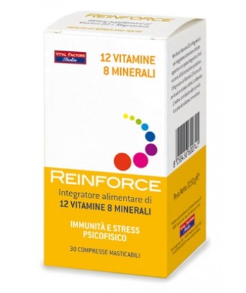 VITAL FACTORS REINFORCE 12 VITAMINE + 8 MINERALI 30 COMPRESSE