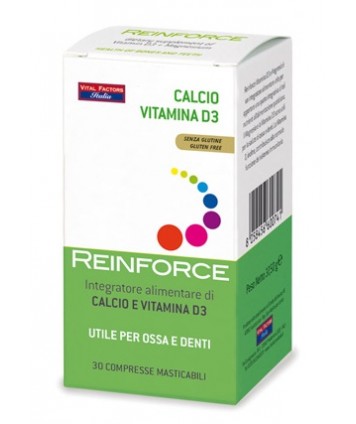 VITAL FACTORS REINFORCE CALCIO E VITAMINA D 30 COMPRESSE