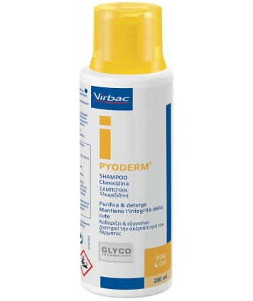 VIRBAC PYODERM GLICO SHAMPOO 200ML VETERINARIO