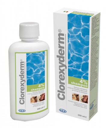 ICF CLOREXYDERM SHAMPOO VETERINARIO 4% 250ML 