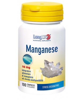 LONGLIFE MANGANESE 10MG 100CPR