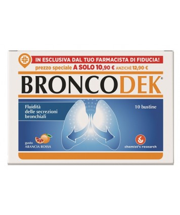 BRONCODEK 10BUST S/ZUC 600MG