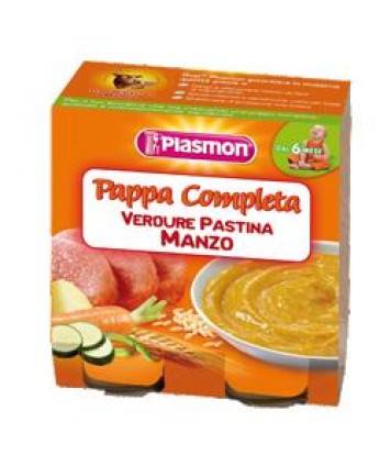 PLASMON OMO PAPPA COMPLETA MANZO/VERDURE/PASTINA