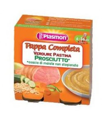 PLASMON OMO PAPPA COMPLETA PROSCIUTTO/VERDURE/PASTINA/PROSCIUTTO