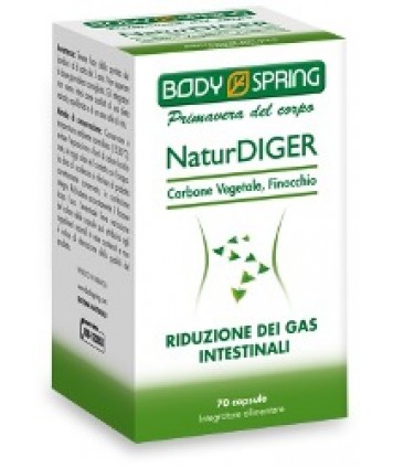 BODY SPRING NATUR DIGER 70COMPRESSE CARBONE VEGETALE