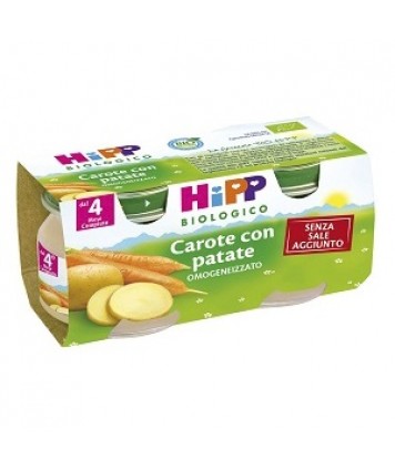 HIPP BIO OMO CAR+PATATE 2X80G