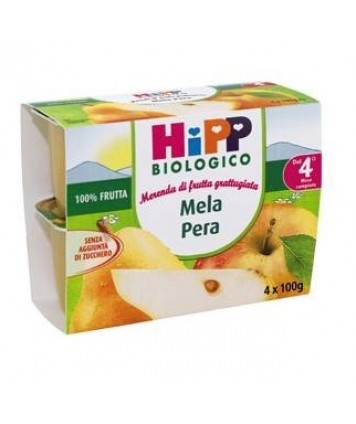 HIPP BIO MERENDA MEL/PERA 4X100G