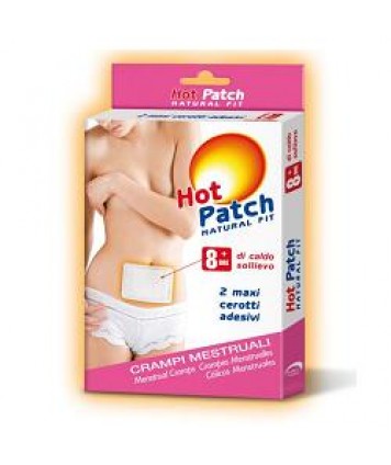 HOT PATCH NATURAL FIT CRAMPI MESTRUALI 2 CEROTTI