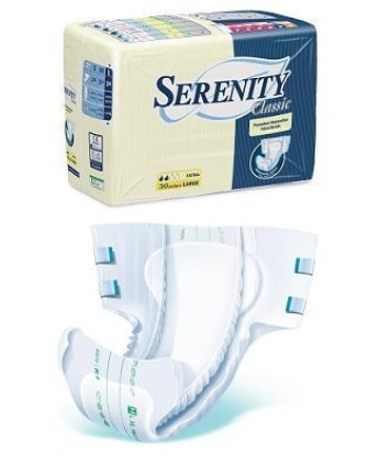 SERENITY SOFT-DRY PANNOLONE A MUTANDINA SUPER MISURA MEDIA 30 PANNOLONI