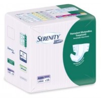 SERENITY PANNOLONE SOFT-DRY MAXI MISURA GRANDE 15 PANNOLONI