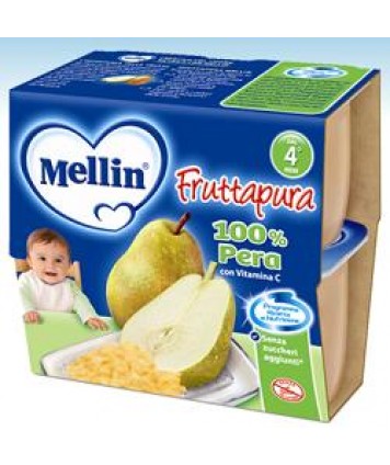 MELLIN FRUTTAPURA PERA 4X100G