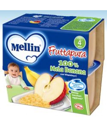 MELLIN FRUTTAPURA MEL/BAN 4X100