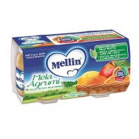 MELLIN OMOGENEIZZATO MELA ARANCIA 2X100G