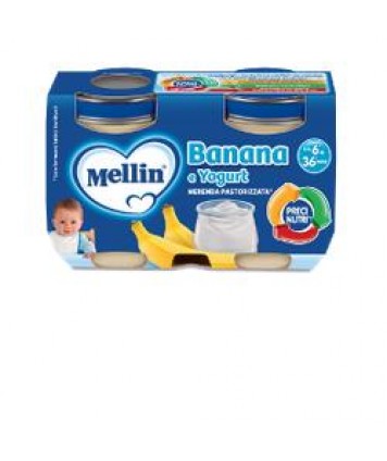 MELLIN MERENDA YOGURT E BANANA 2X120