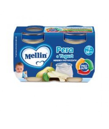 MELLIN MERENDA YOGURT E PERA 2X120G