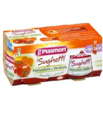 PLASMON SUGHI POMODORO+VERDURE 2X80G