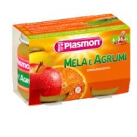 PLASMON OMO MELA/AGRUMI 2X104G