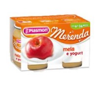 PLASMON MERENDA YOGURT/MELA 120X2