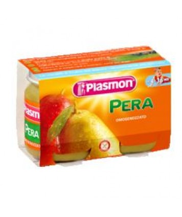 PLASMON OMOGENEIZZATO PERA 2X104G